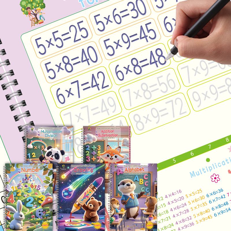 หนังสือฝึกติดตามสัตว์น่ารัก